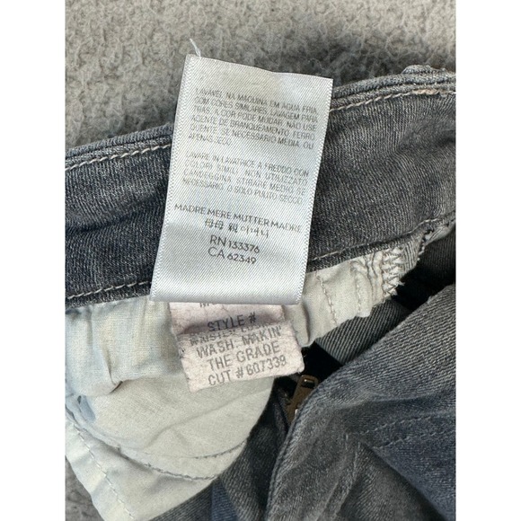 Mother Denim Skinny Jeans Womens 26 Gray/Blue High Waisted Looker Pants *Flaw* - Picture 7 of 12